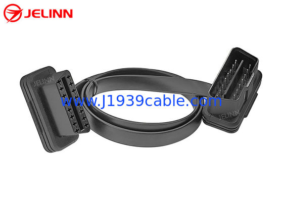 एक्सटेंशन Obd2 स्कैनर केबल / Obd एडाप्टर केबल फ्लैट रिबन आकार