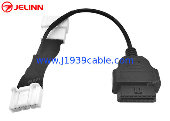 टेस्ला मॉडल 3 वर्ष 2018 के लिए OBD2 OBD एडाप्टर केबल 20 पिन से OBDII
